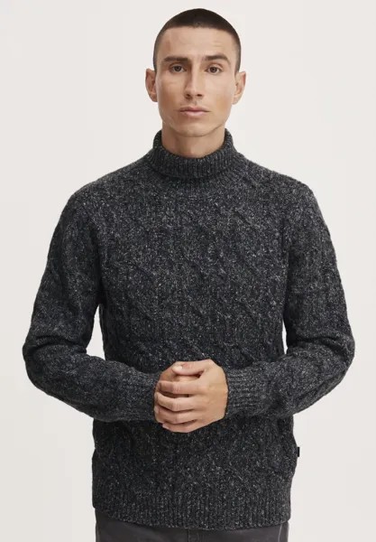 Свитер Karl Roll Neck Cable Knit Casual Friday, цвет dark navy melange