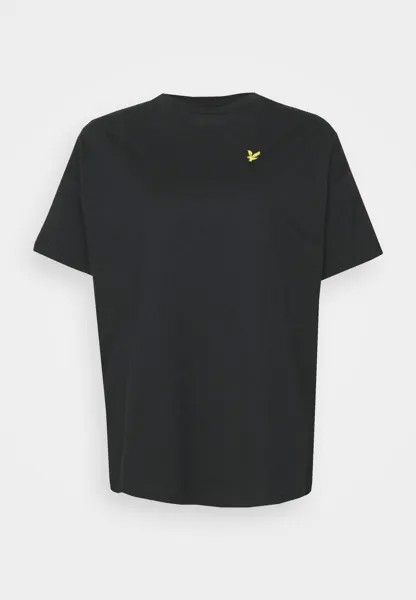 Базовая футболка Oversized Lyle & Scott, цвет jet black