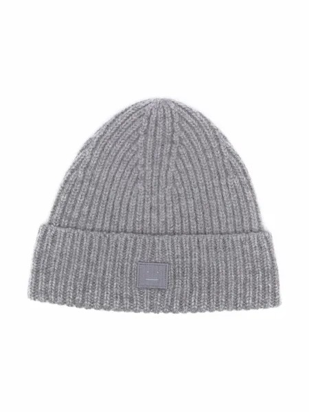 Acne Studios Kids шапка бини в рубчик