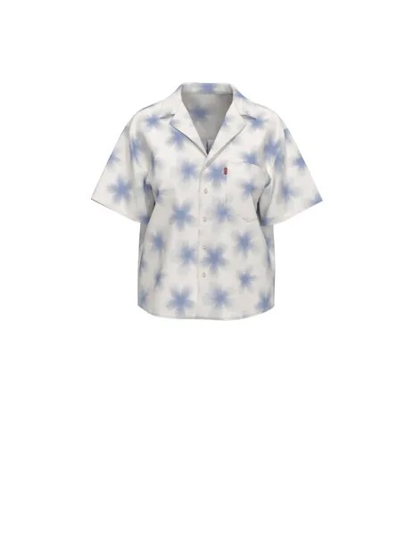 Рубашка из смесового хлопка Levi's, цвет Bianco