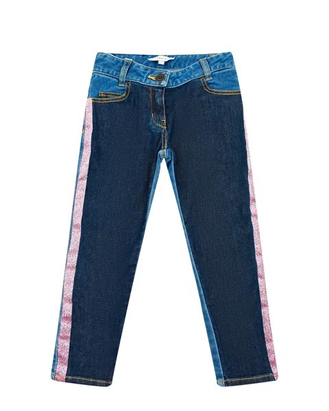Брюки джинсовые с лампасми Little Marc Jacobs детские