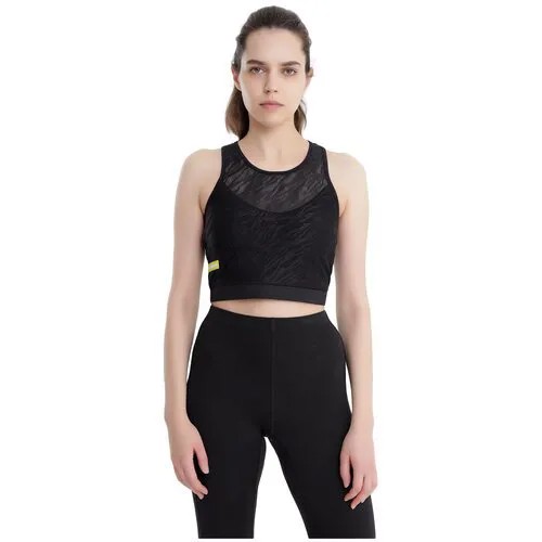 Майка спортивная EMPORIO ARMANI, размер 38, black
