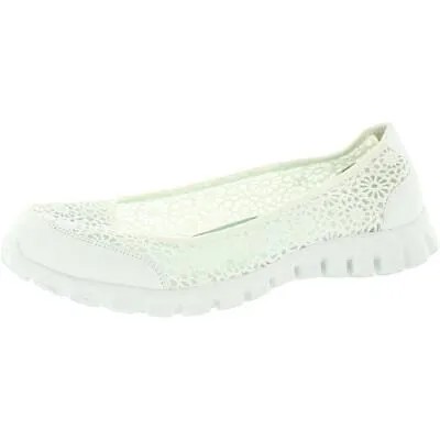 Женские балетки Skechers EZ Flex 2-Sweetpea White 9 Extra Wide (E+, WW) 4964