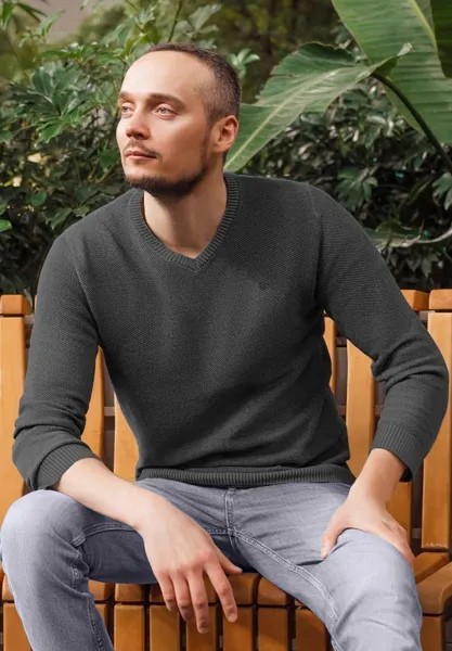 Свитер Giesswein, темно-серый