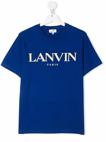 LANVIN Enfant футболка с логотипом