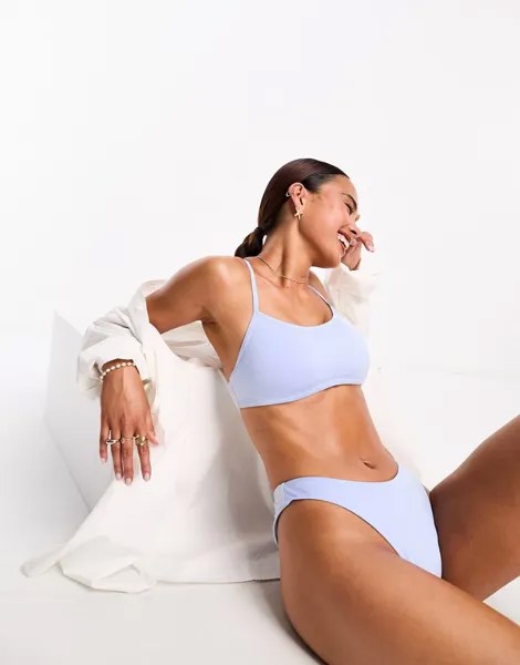 Голубые плавки бикини слинг-слинг Nike Essentials