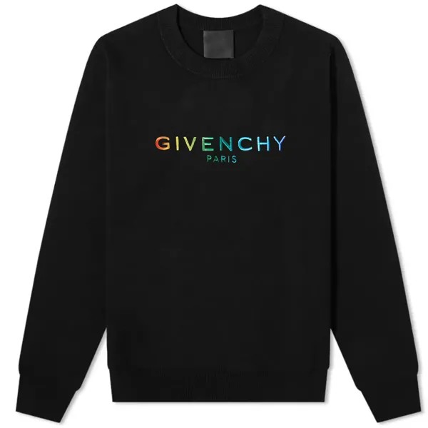Толстовка Givenchy Pride Embroidered Logo Crew Sweat