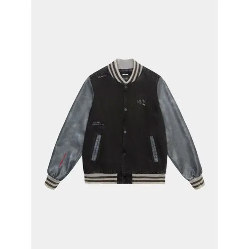 Бомбер Ksubi Skribed King Jacket, размер L, черный