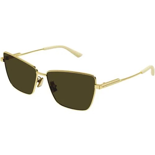 Солнцезащитные очки Bottega Veneta, золотой