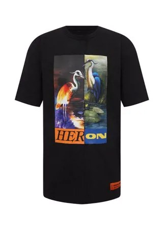 Хлопковая футболка Heron Preston