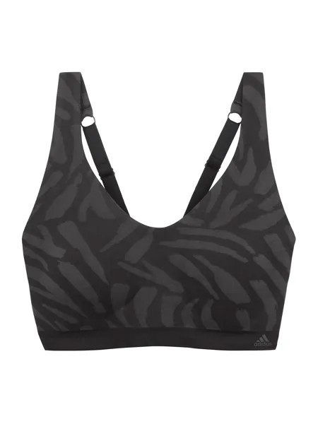 Бюстье adidas NAKED 2PLY BRA, цвет schwarz print