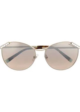 Tiffany & Co Eyewear солнцезащитные очки Wheat Leaf в оправе 'кошачий глаз'