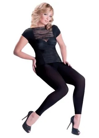 Леггинсы Gabriella Microfibre Leggings Plus Size, 100 den, размер 5/6, nero (черный)