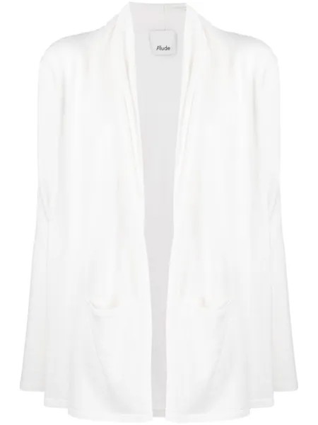 Allude топ без застежки с воротником-хомутом, белый