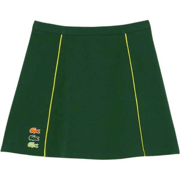Юбка повседневная женская зеленая Lacoste