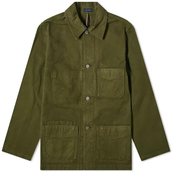 Куртка Drake'S Canvas Chore, цвет Olive
