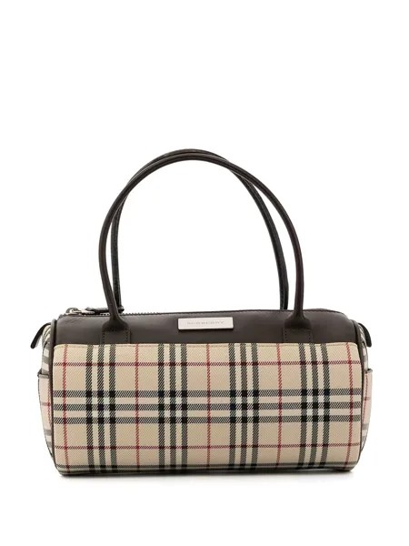 Burberry Pre-Owned сумка-тоут в клетку Nova Check