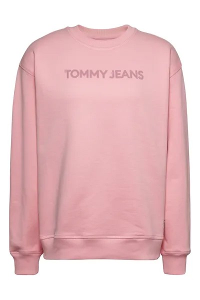Толстовка с логотипом Tommy Jeans, розовый