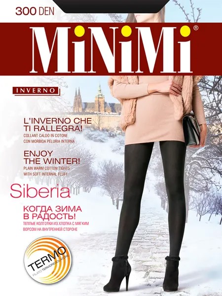Колготки женские MiNiMi черные 7/3XL