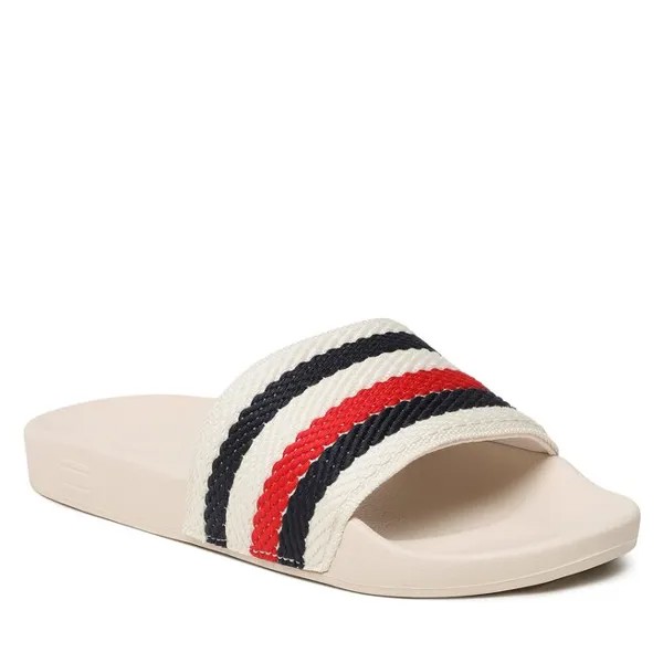 Шлепанцы Tommy Hilfiger EssentialPool Slide, экрю