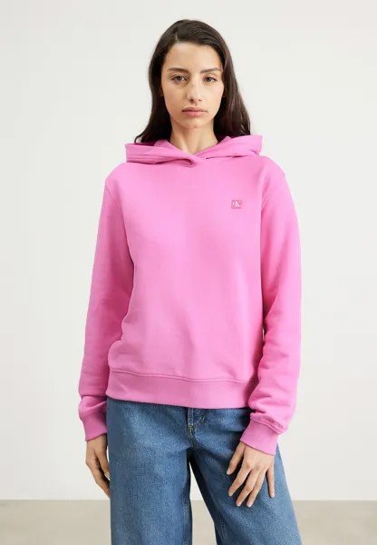 Толстовка Calvin Klein Jeans ХУДИ BADGE REGULAR, цвет pink amour