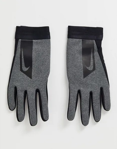 Серые перчатки Nike Football Аcademy Hyperwarm-Серый