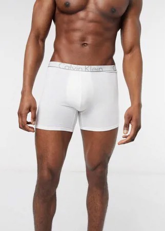 Белые боксеры-брифы Calvin Klein-Белый