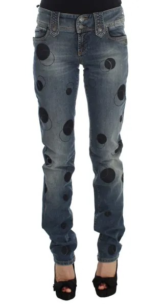 JOHN GALLIANO Брюки Джинсы Синие хлопчатобумажные брюки Slim Fit Bootcut W26 Рекомендуемая розничная цена 480 долларов США
