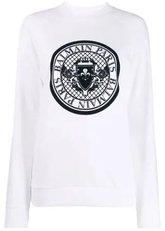 Balmain толстовка с логотипом Medallion