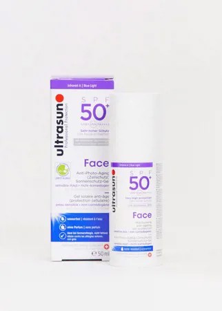 Антивозрастной крем для лица с фактором защиты SPF 50+ Ultrasun, 50 мл-Бесцветный