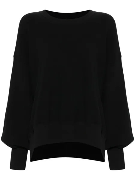 Yohji Yamamoto толстовка с боковыми разрезами, черный