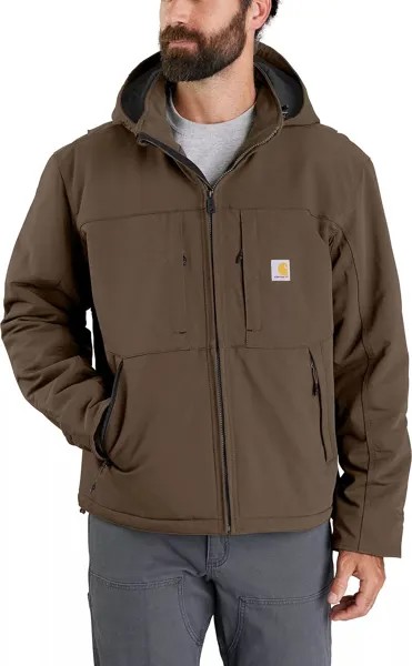 Мужская утепленная куртка с капюшоном Carhartt Super Dux