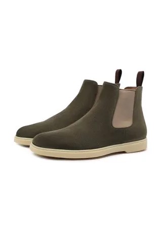 Замшевые ботинки Santoni