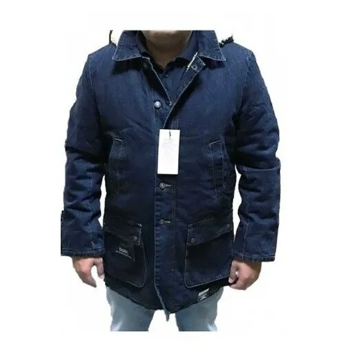 Куртка джинсовая с капюшоном Montana 12031DB XXL XXL Темно-Синий
