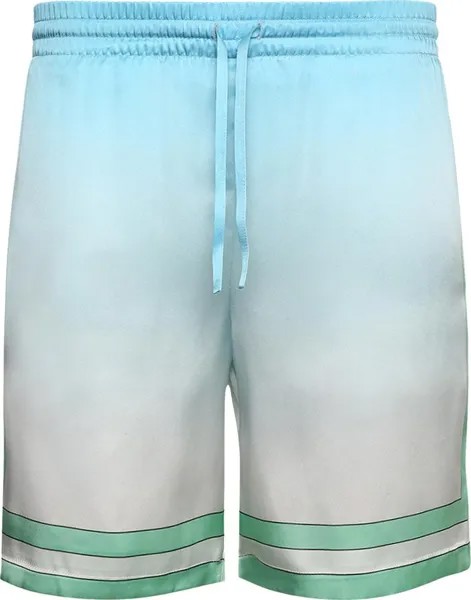 Шорты Casablanca Silk Shorts With Drawstrings 'Casa Sport', белый