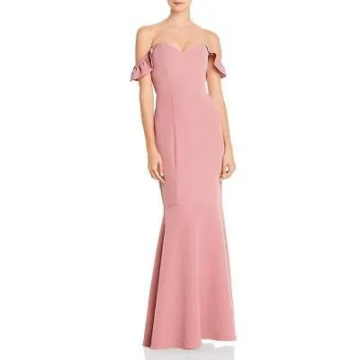 WAYF Женское розовое вечернее платье с открытыми плечами Gabriella M BHFO 9605