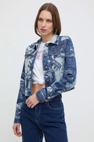 Джинсовая куртка Versace Jeans Couture, темно-синий