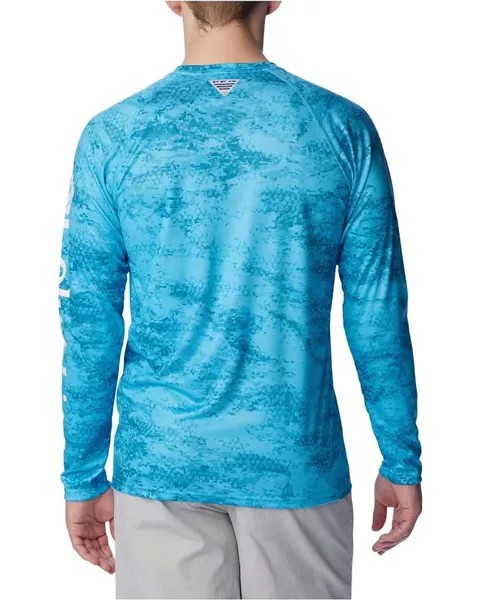 Рубашка Columbia Super Terminal Tackle Long Sleeve Shirt, цвет Riptide PFG Camo