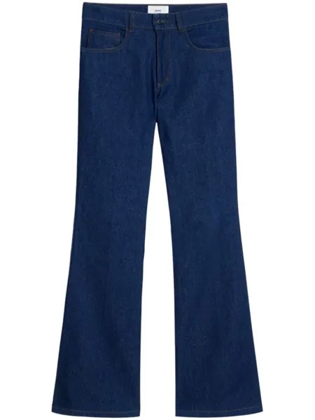 AMI Paris джинсы Flare Fit, синий