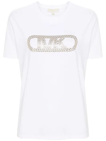 Michael Michael Kors футболка из органического хлопка с логотипом, белый