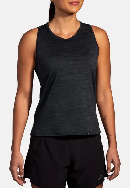 Топ LUXE TANK Brooks, цвет htr deep black