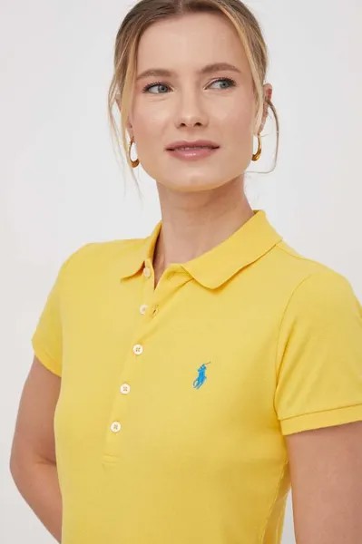 Рубашка поло Polo Ralph Lauren, желтый
