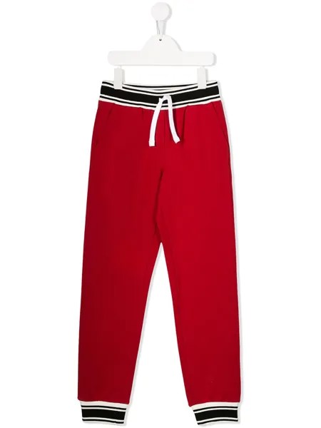 Dolce & Gabbana Kids спортивные брюки с кулиской