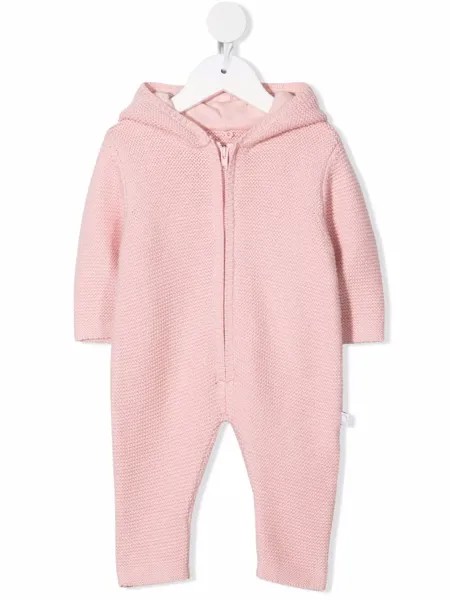 Stella McCartney Kids вязаный комбинезон с капюшоном