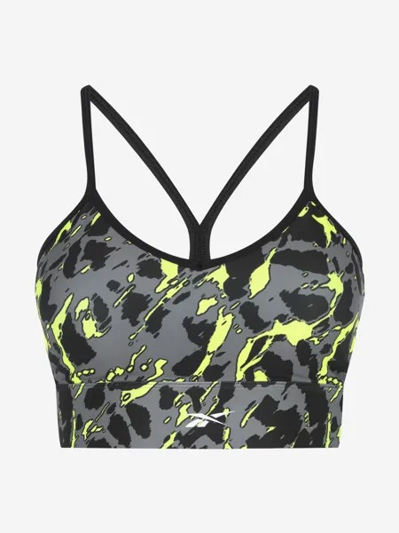 Спортивный топ бра Reebok, Черный