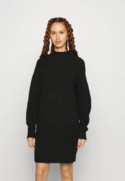 Платье Point Noisy May Tall NMSARI HIGHNECK DRESS, черный