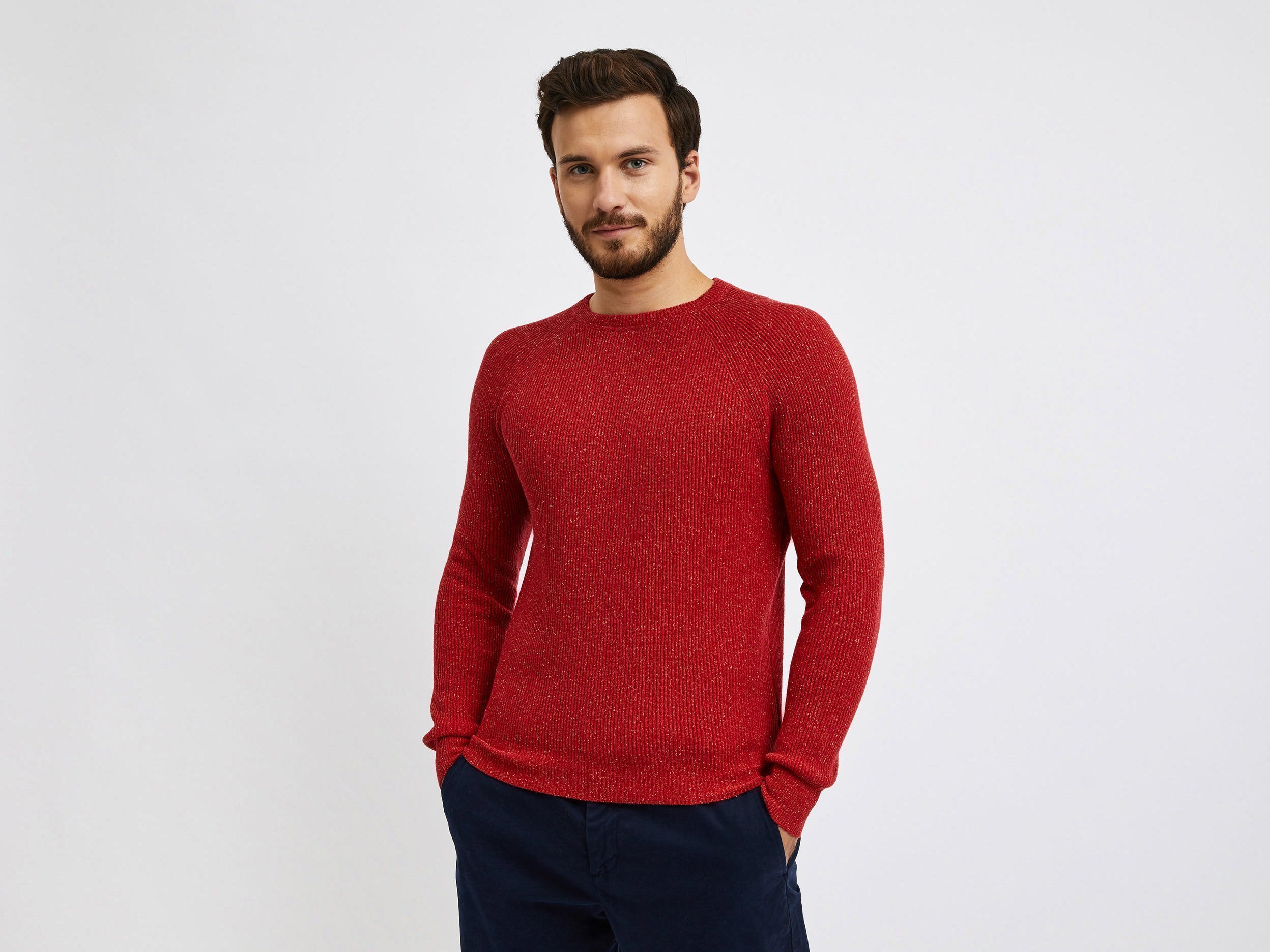 Джемпер мужской United Colors of Benetton 21A_101MU1P20 разноцветный XL