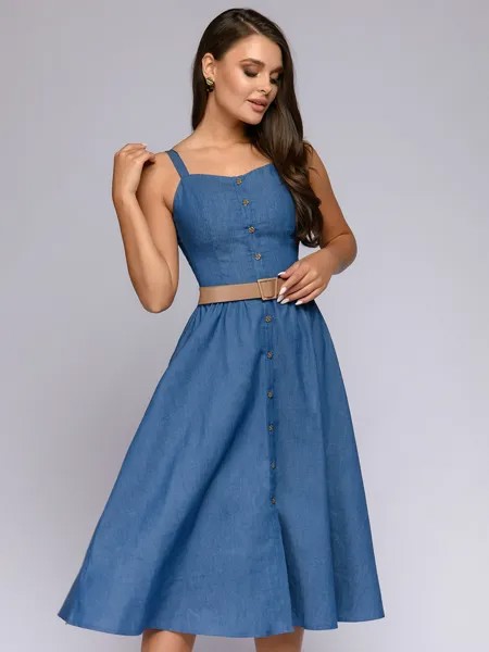 Сарафан 1001dress 0112001-01981 синий 42