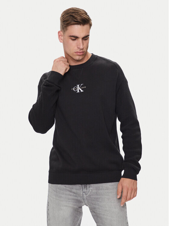 Свитер обычного кроя Calvin Klein, черный