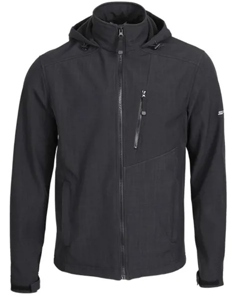 Спортивная куртка мужская Сплав Granite Softshell черная 48/170-176 RU